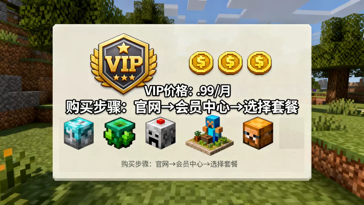 我的世界服务器VIP要多少钱,怎么买划算? 我的世界服务器VIP要多少钱,怎么买划算?