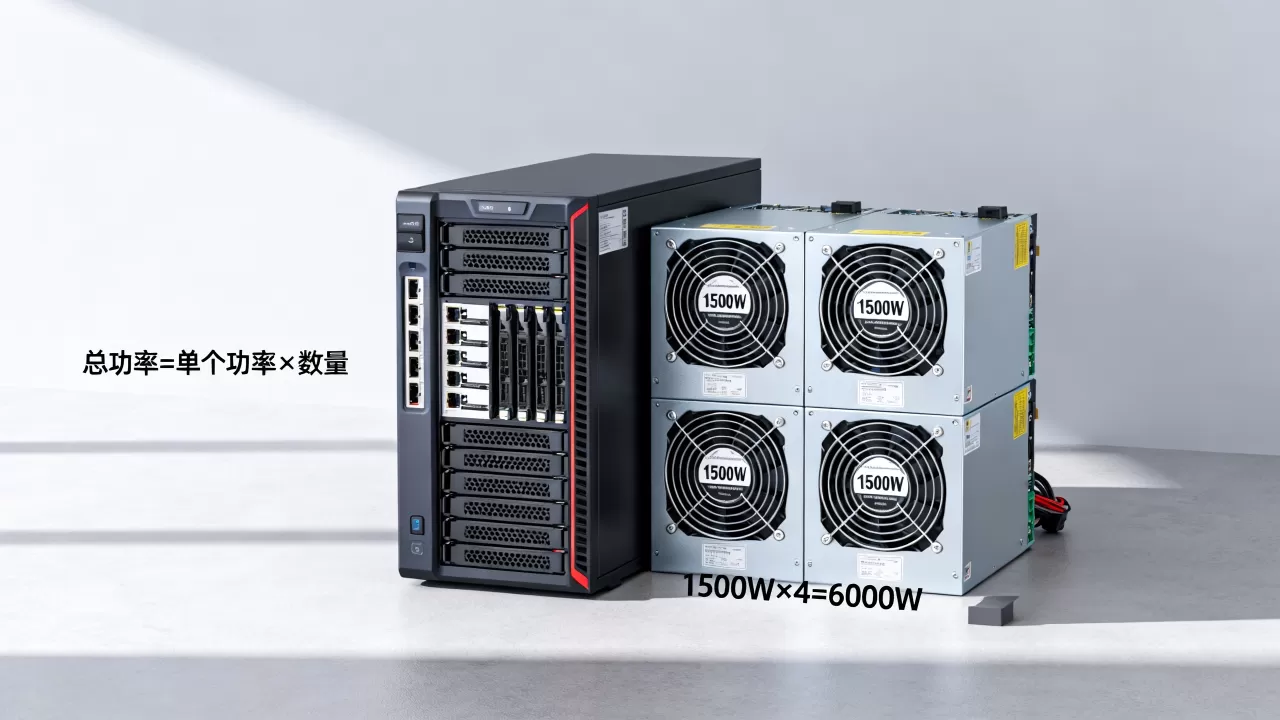 服务器4个1500w电源总功率是多少,怎么计算? 服务器4个1500w电源总功率是多少,怎么计算?