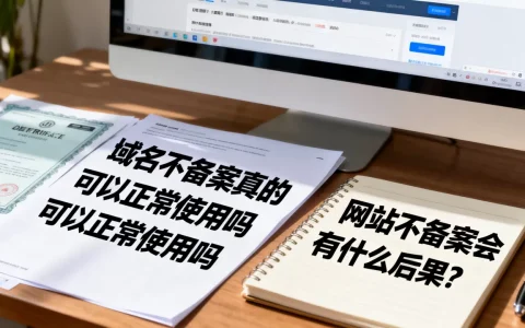 域名不备案真的可以正常使用吗，网站不备案会有什么后果？