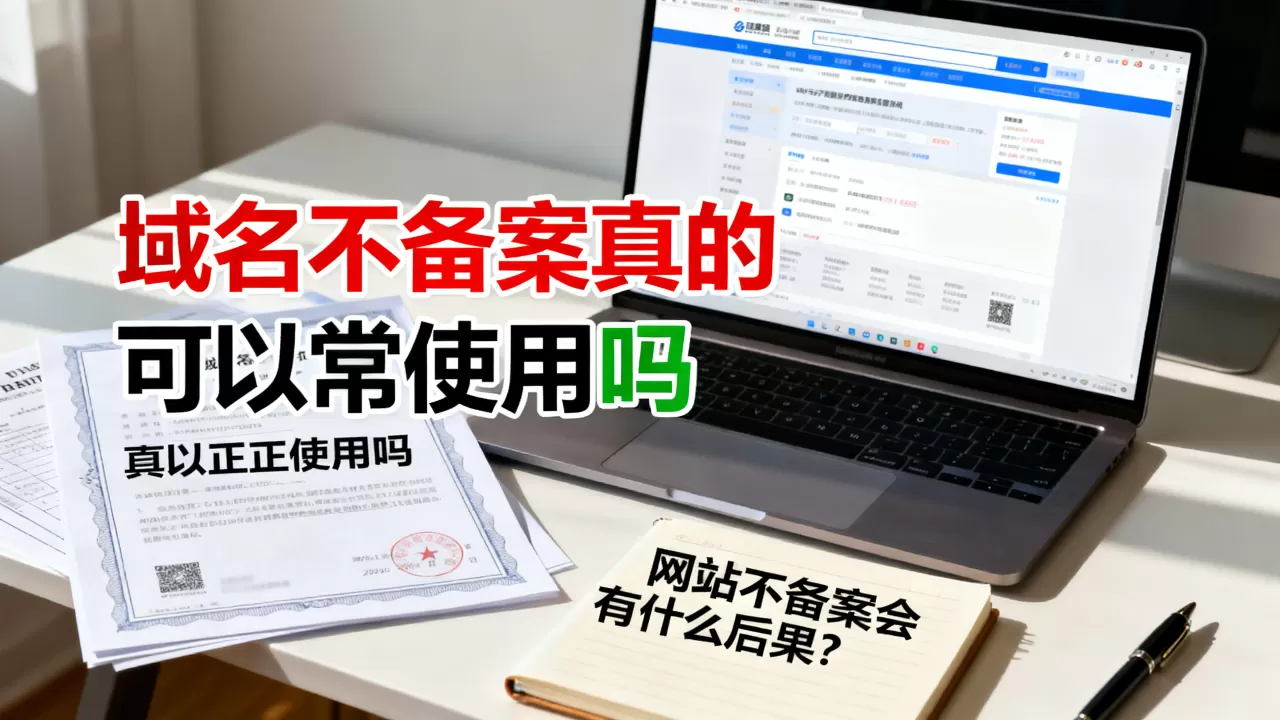 域名不备案真的可以正常使用吗,网站不备案会有什么后果? 域名不备案真的可以正常使用吗,网站不备案会有什么后果?