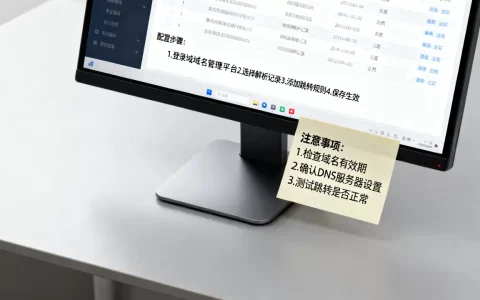 域名解析怎么实现跳转，配置步骤和注意事项有哪些？