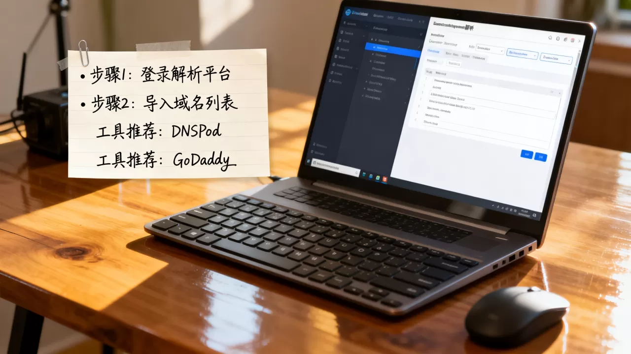 域名批量解析怎么操作?,有哪些好用工具推荐? 域名批量解析怎么操作?,有哪些好用工具推荐?