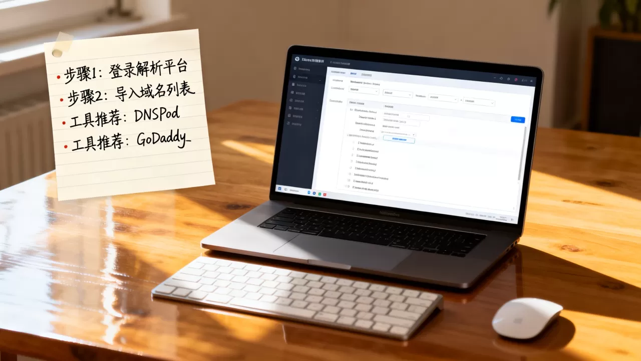 域名批量解析怎么操作?,有哪些好用工具推荐? 域名批量解析怎么操作?,有哪些好用工具推荐?