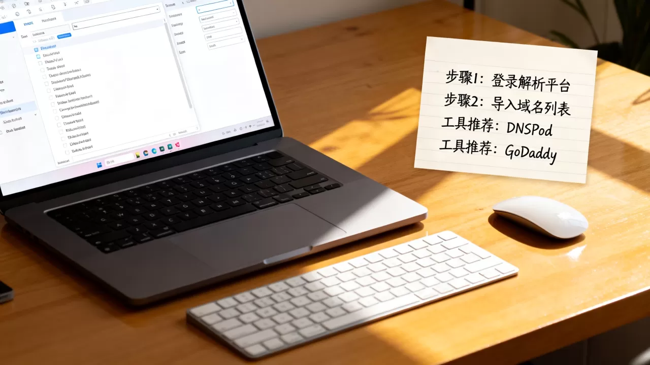 域名批量解析怎么操作?,有哪些好用工具推荐? 域名批量解析怎么操作?,有哪些好用工具推荐?
