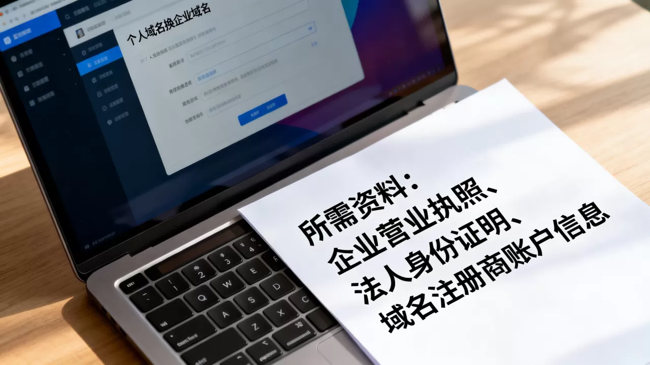 个人域名能换成企业域名吗?,需要准备哪些资料? 个人域名能换成企业域名吗?,需要准备哪些资料?