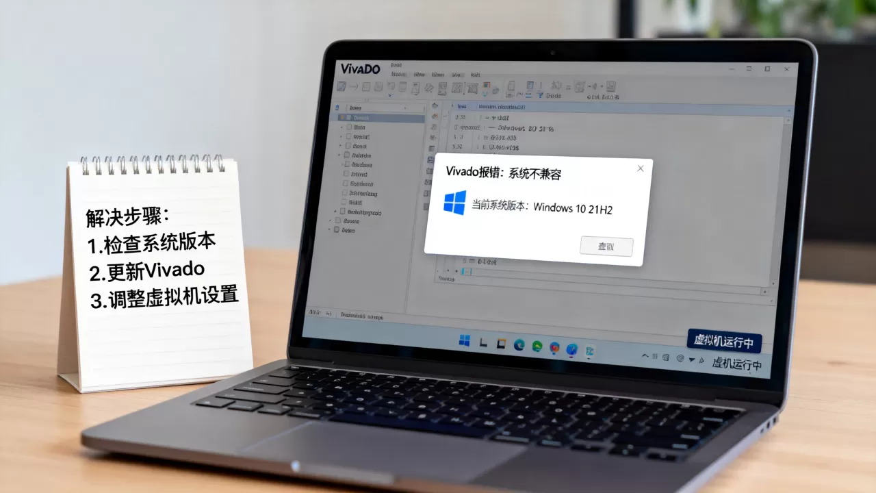 虚拟机运行Vivado报错如何解决?系统不兼容怎么处理? 虚拟机运行Vivado报错如何解决?系统不兼容怎么处理?