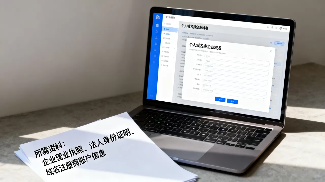个人域名能换成企业域名吗?,需要准备哪些资料? 个人域名能换成企业域名吗?,需要准备哪些资料?