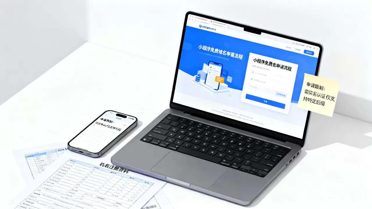 小程序免费域名如何申请,申请时有哪些限制? 小程序免费域名如何申请,申请时有哪些限制?