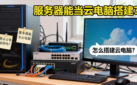 服务器能当云电脑用吗？,怎么搭建云电脑？