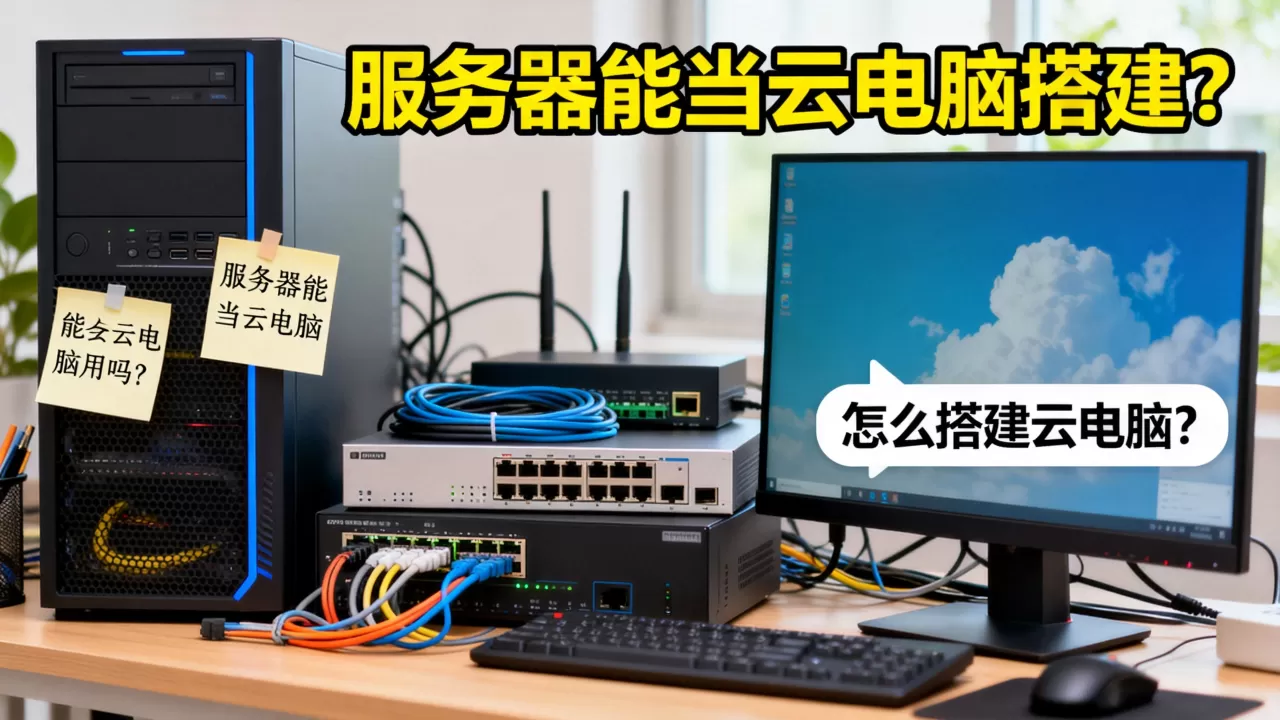 服务器能当云电脑用吗?,怎么搭建云电脑? 服务器能当云电脑用吗?,怎么搭建云电脑?