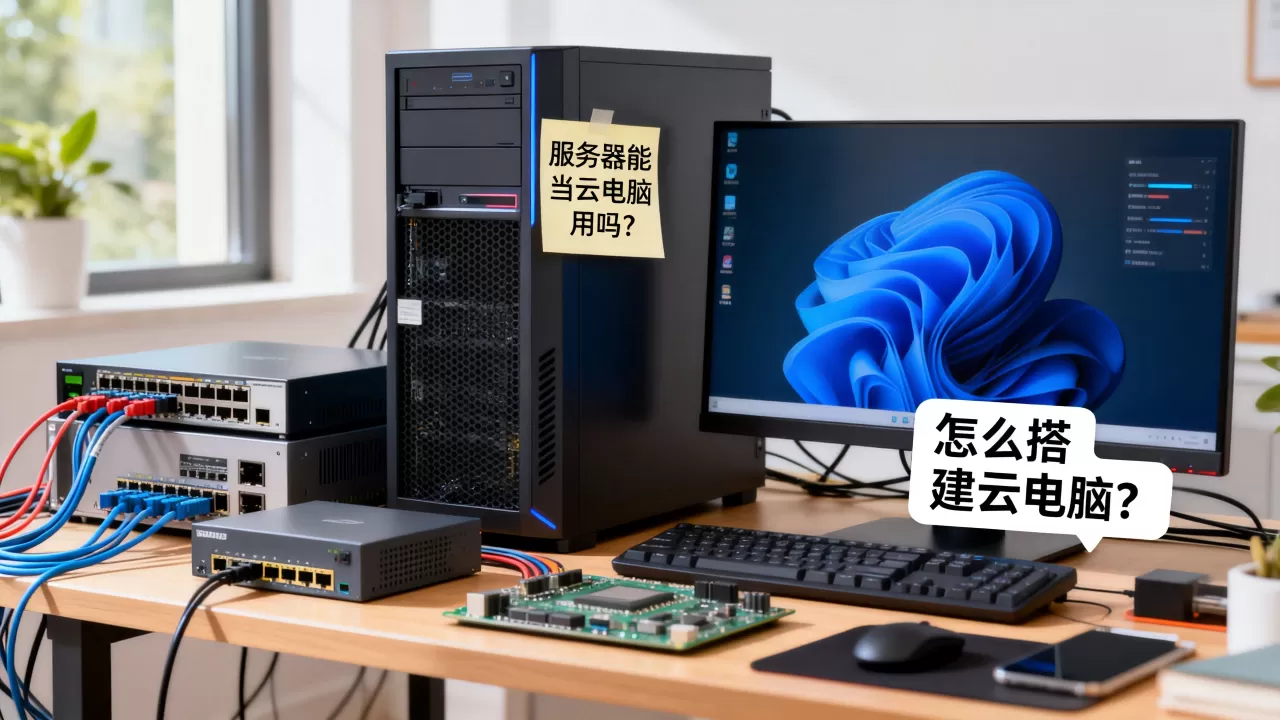 服务器能当云电脑用吗?,怎么搭建云电脑? 服务器能当云电脑用吗?,怎么搭建云电脑?