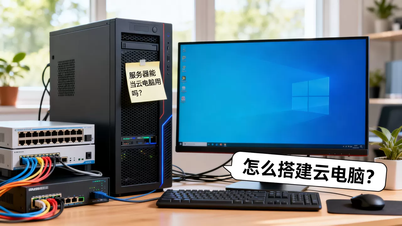服务器能当云电脑用吗?,怎么搭建云电脑? 服务器能当云电脑用吗?,怎么搭建云电脑?