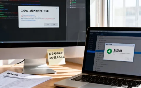 CAD2012服务器连接不可用怎么解决，激活失败什么原因