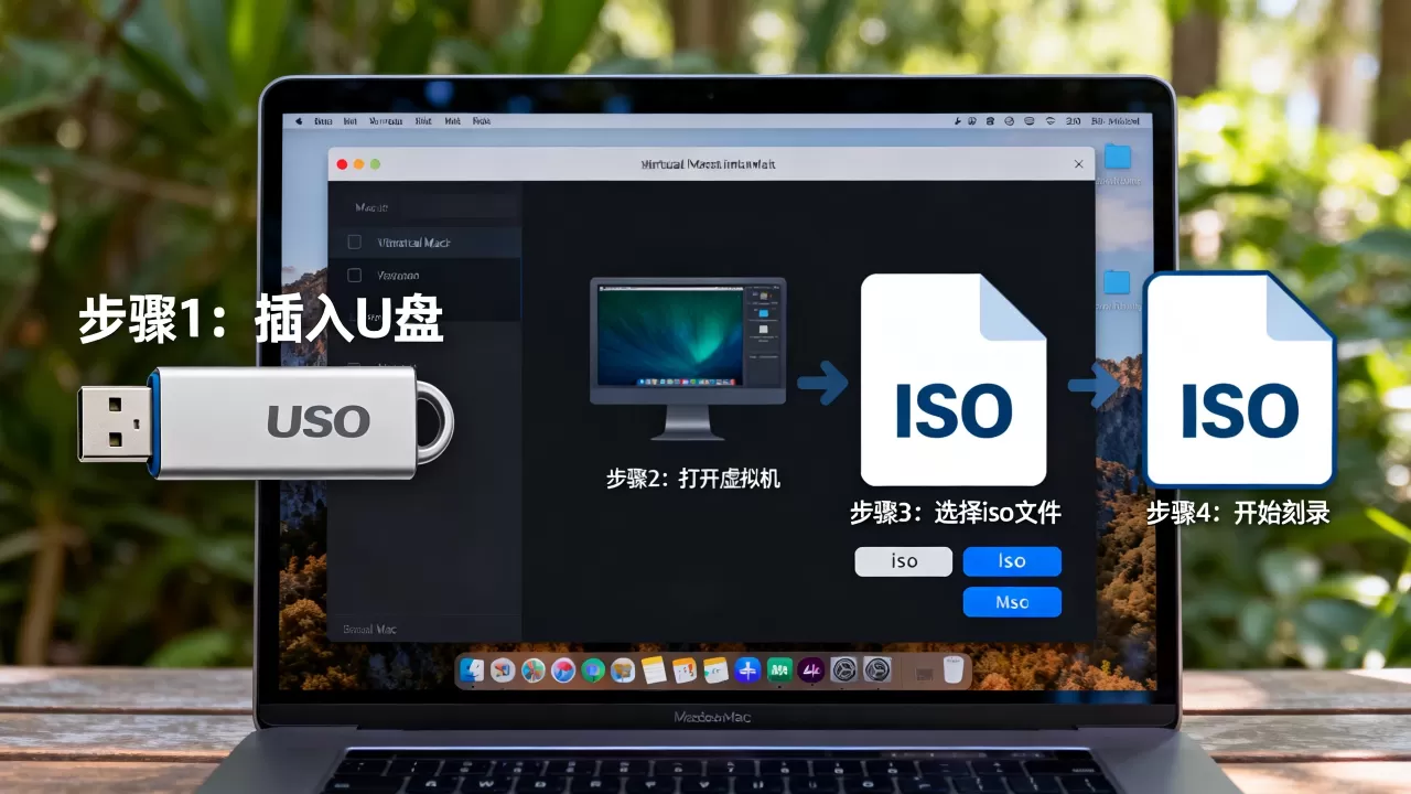 虚拟机mac系统怎么刻录iso到U盘,详细步骤教程? 虚拟机mac系统怎么刻录iso到U盘,详细步骤教程?