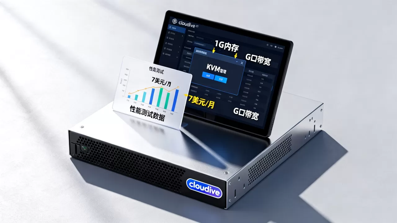 cloudive 7美元月付1G内存KVM G口性能怎么样?,性价比高吗 cloudive 7美元月付1G内存KVM G口性能怎么样?,性价比高吗