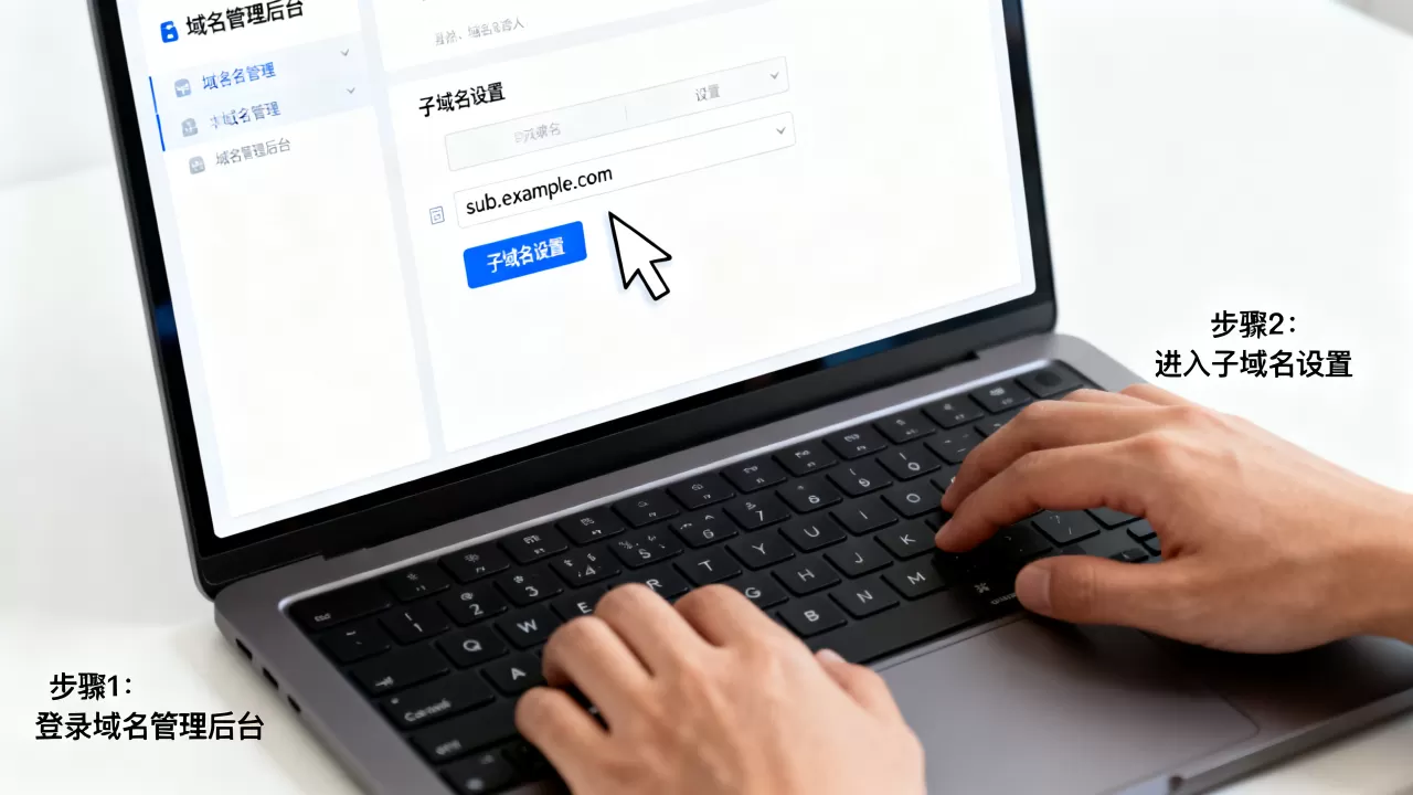 怎么给域名设置子域名?,具体操作步骤有哪些 怎么给域名设置子域名?,具体操作步骤有哪些