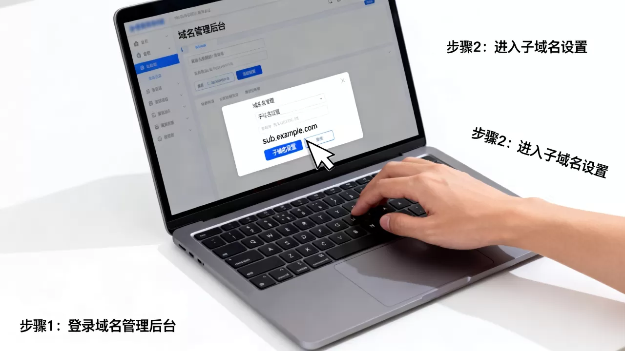 怎么给域名设置子域名?,具体操作步骤有哪些 怎么给域名设置子域名?,具体操作步骤有哪些