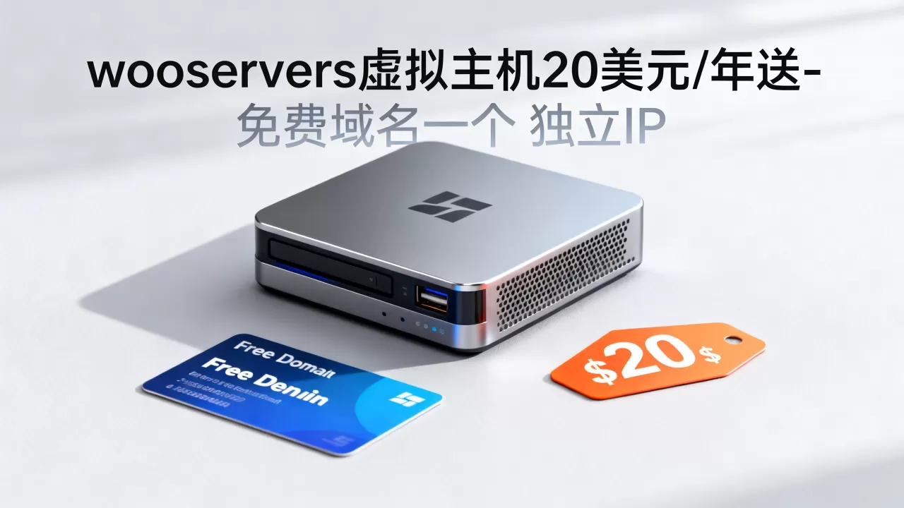 wooservers虚拟主机20美元/年送-免费域名一个 独立IP wooservers虚拟主机20美元/年送-免费域名一个 独立IP