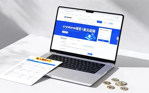 crystone域名1美元促销靠谱吗,每人限购几个？