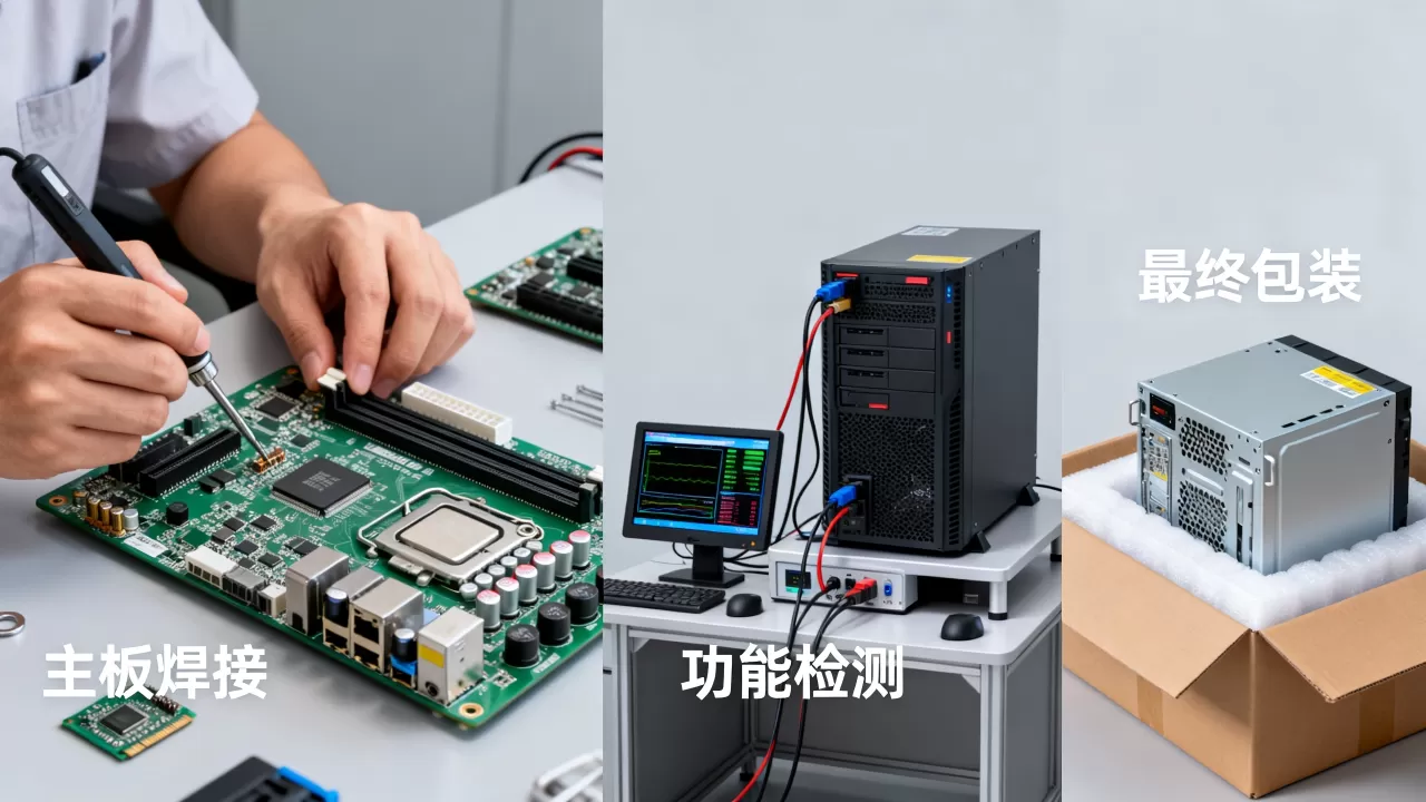 服务器PC是如何制造出来的,有哪些生产流程? 服务器PC是如何制造出来的,有哪些生产流程?