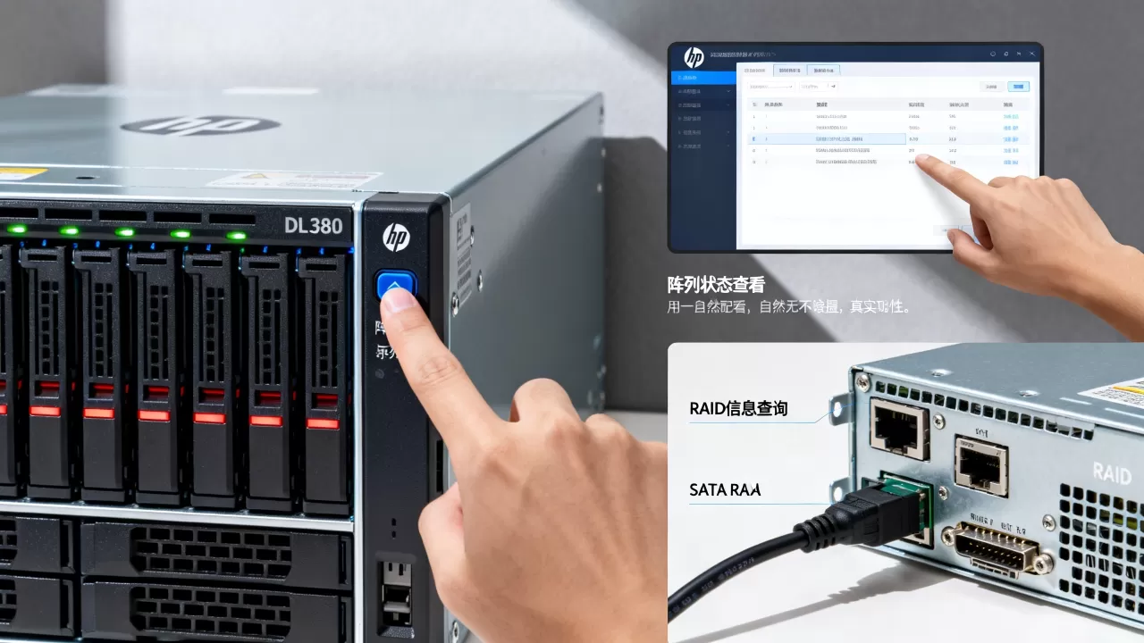 HP服务器DL380怎么看有没有阵列?怎么查RAID信息? HP服务器DL380怎么看有没有阵列?怎么查RAID信息?