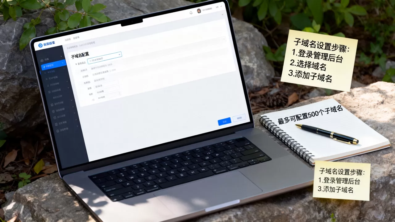 一个域名到底能配多少个子域名?怎么设置? 一个域名到底能配多少个子域名?怎么设置?