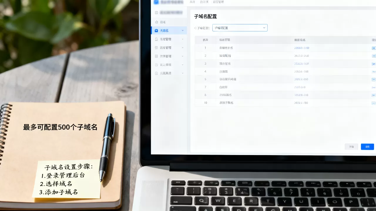 一个域名到底能配多少个子域名?怎么设置? 一个域名到底能配多少个子域名?怎么设置?