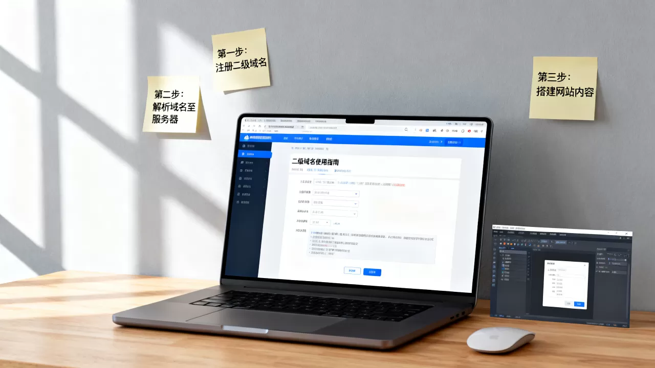 二级域名怎么使用?搭建网站步骤有哪些? 二级域名怎么使用?搭建网站步骤有哪些?
