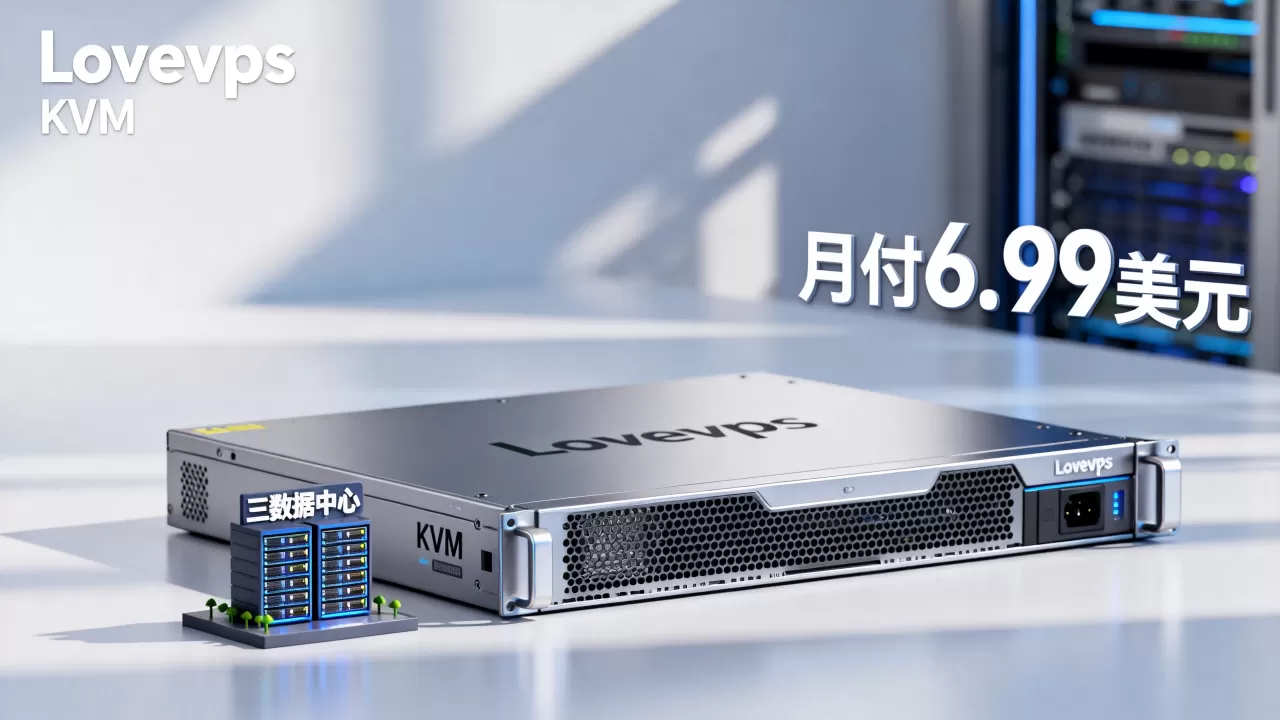 Lovevps月付6.99美元KVM三数据中心如何,值得买吗 Lovevps月付6.99美元KVM三数据中心如何,值得买吗