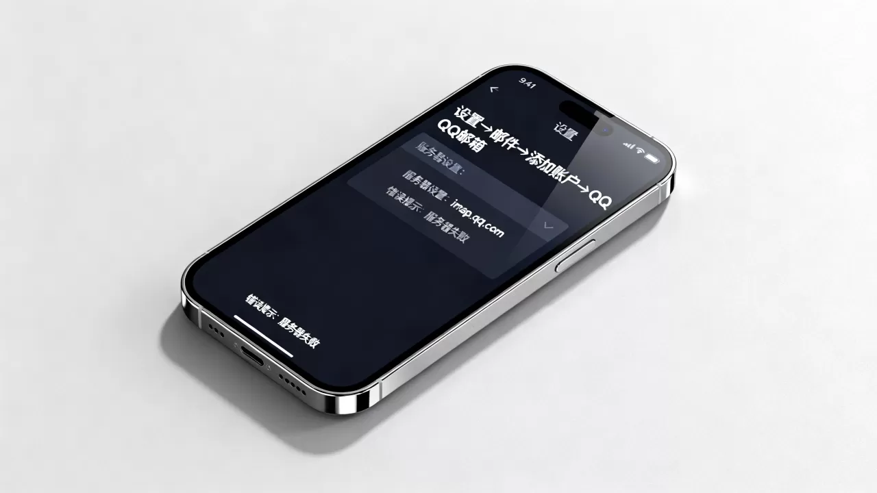 苹果添加QQ邮箱为何提示服务器失败,怎么解决? 苹果添加QQ邮箱为何提示服务器失败,怎么解决?