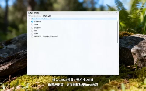 虚拟机CMOS设置入口在哪？，具体怎么设置