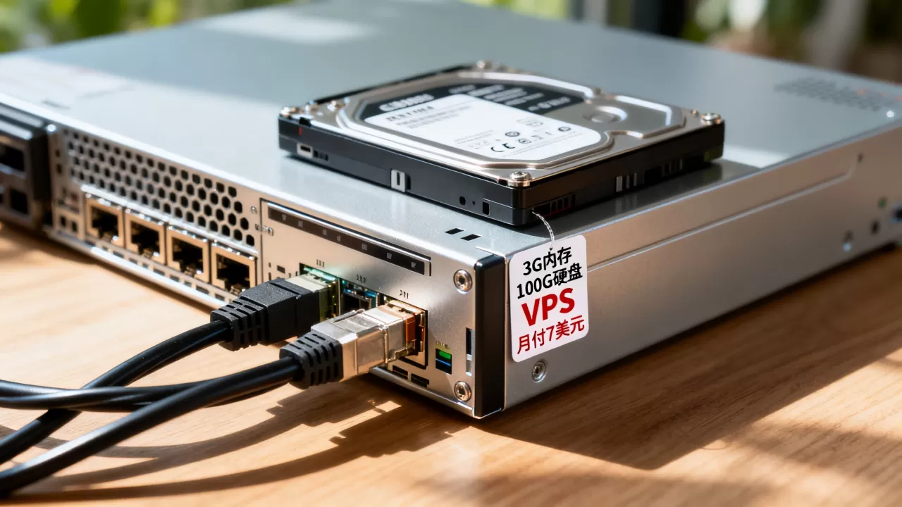 3G内存100G硬盘VPS月付7美元?,便宜VPS怎么选? 3G内存100G硬盘VPS月付7美元?,便宜VPS怎么选?