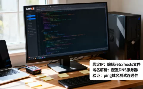 CentOS如何绑定IP与域名，域名解析怎么操作？