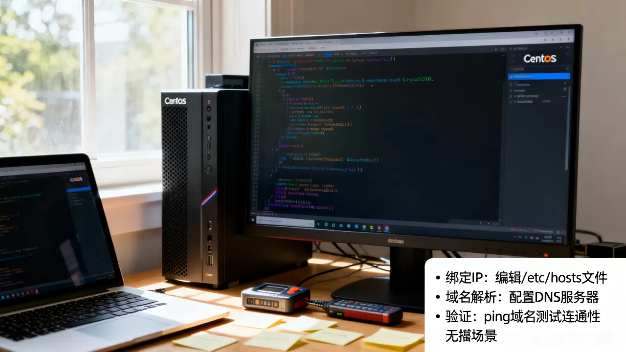 CentOS如何绑定IP与域名,域名解析怎么操作? CentOS如何绑定IP与域名,域名解析怎么操作?