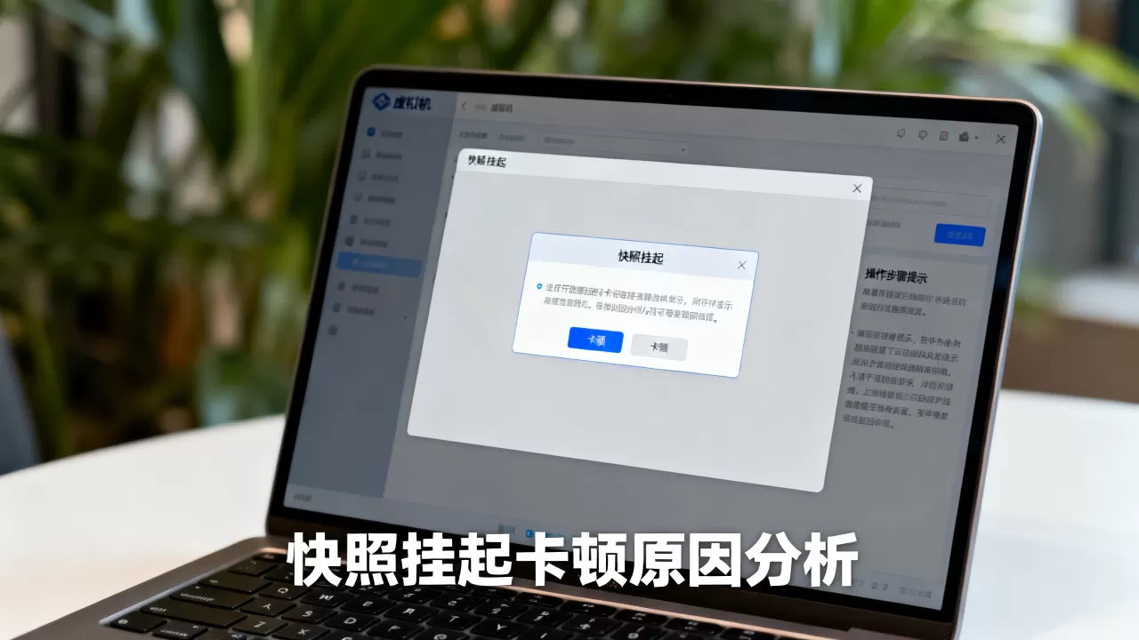 虚拟机快照挂起卡顿怎么办,是什么原因导致的? 虚拟机快照挂起卡顿怎么办,是什么原因导致的?