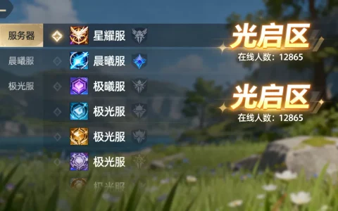 寻光之旅有哪些服务器？，哪个大区人气最旺？