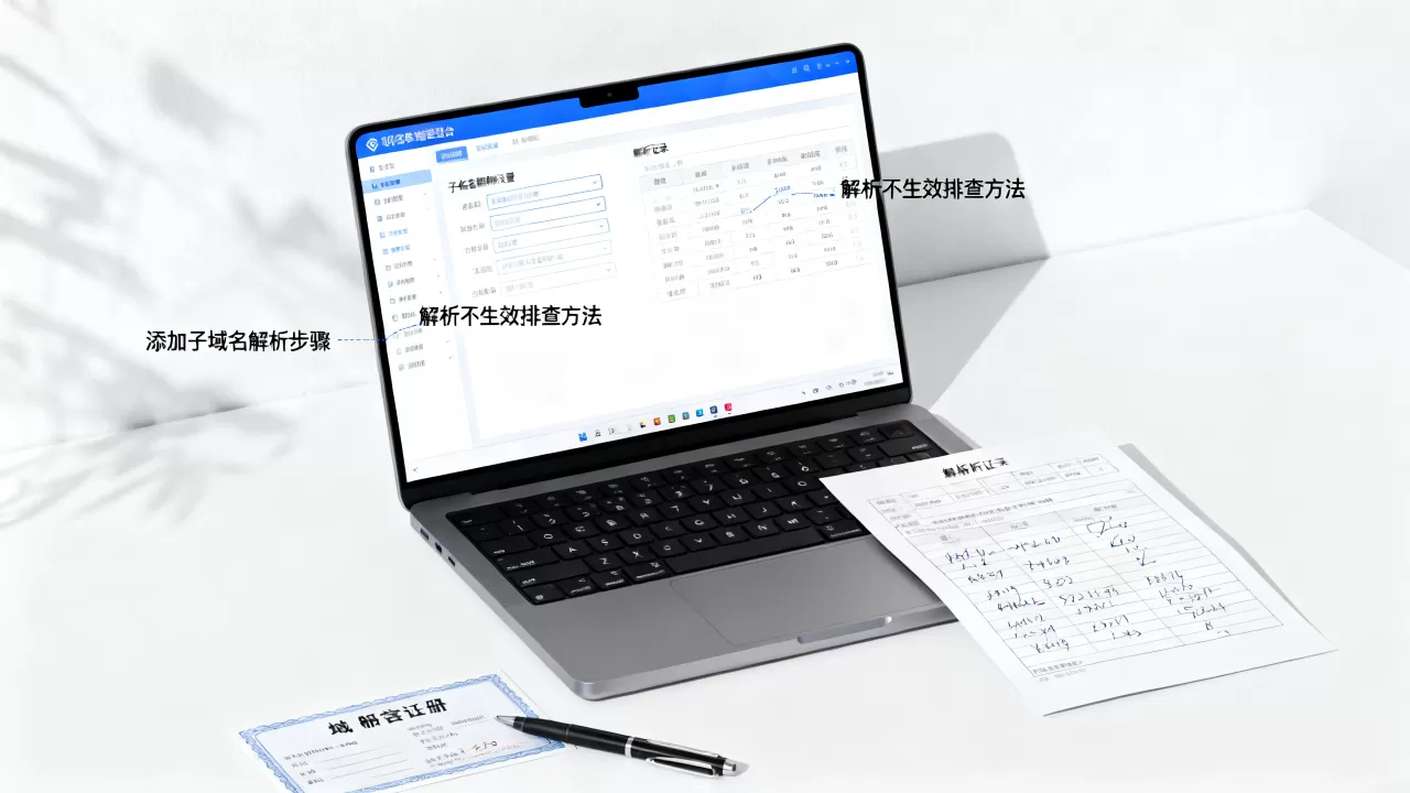 有域名后怎么正确添加子域名解析?,域名解析不生效怎么办? 有域名后怎么正确添加子域名解析?,域名解析不生效怎么办?