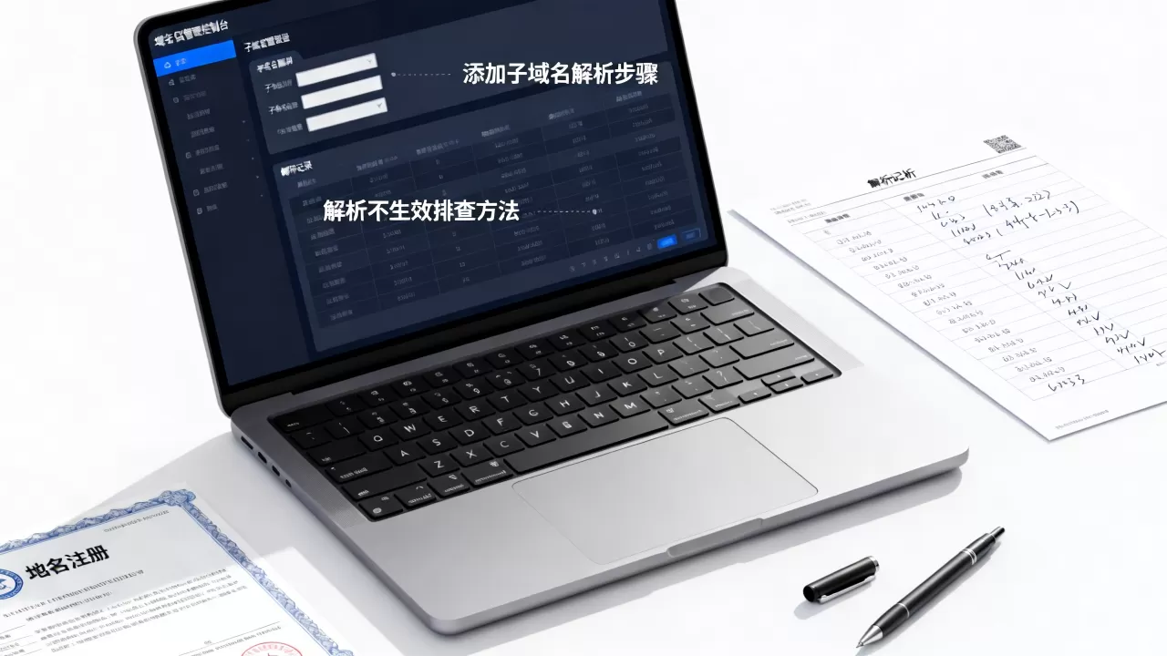 有域名后怎么正确添加子域名解析?,域名解析不生效怎么办? 有域名后怎么正确添加子域名解析?,域名解析不生效怎么办?