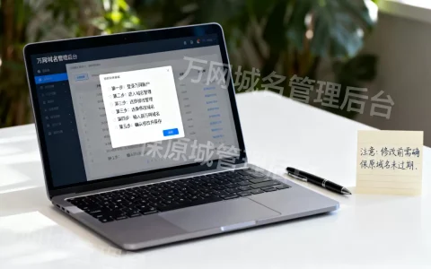 域名如何修改成万网域名？，有哪些具体操作步骤