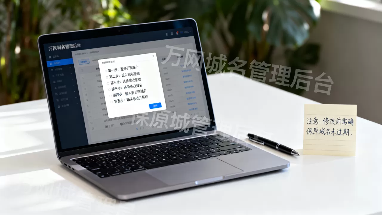 域名如何修改成万网域名?,有哪些具体操作步骤 域名如何修改成万网域名?,有哪些具体操作步骤
