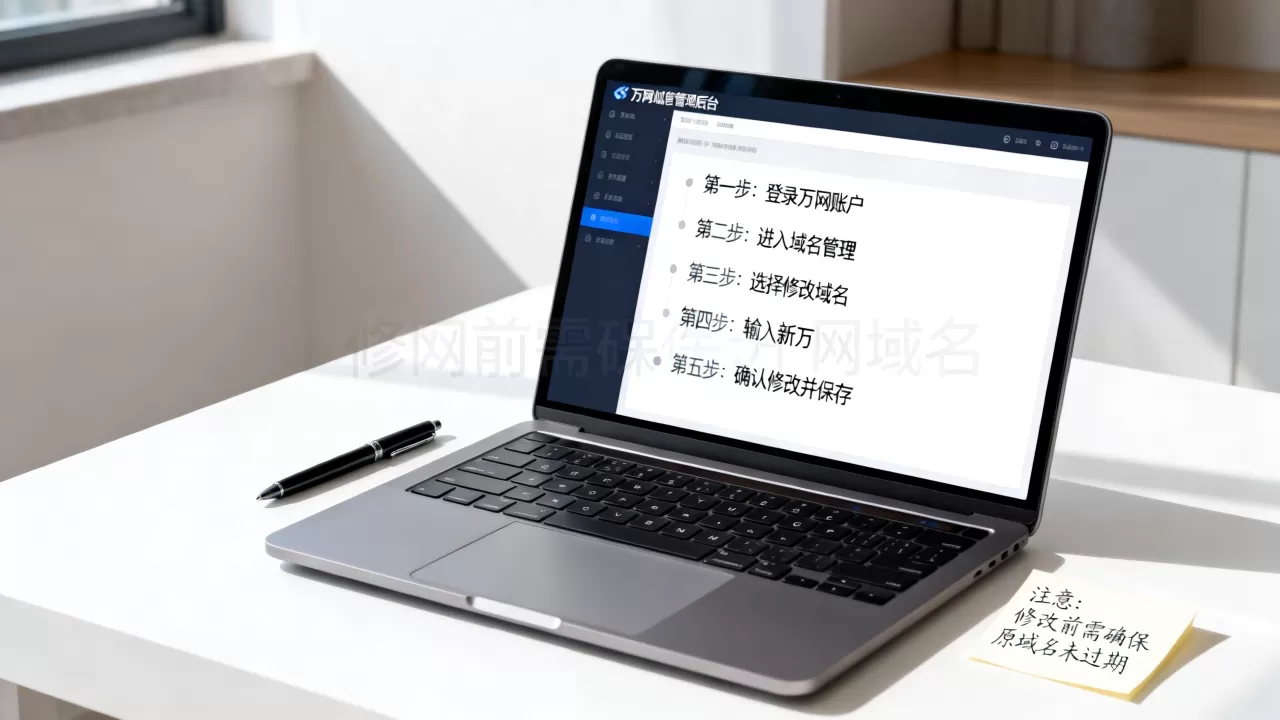 域名如何修改成万网域名?,有哪些具体操作步骤 域名如何修改成万网域名?,有哪些具体操作步骤