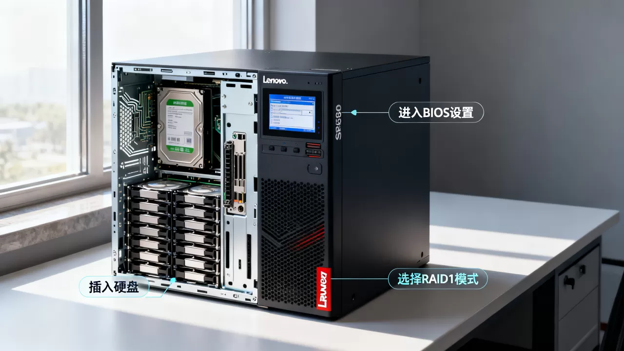 联想sr530怎么做raid1?,raid1配置步骤? 联想sr530怎么做raid1?,raid1配置步骤?