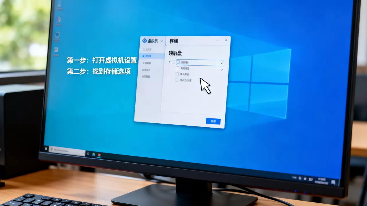虚拟机映射盘怎么设置,找不到映射盘选项怎么办? 虚拟机映射盘怎么设置,找不到映射盘选项怎么办?