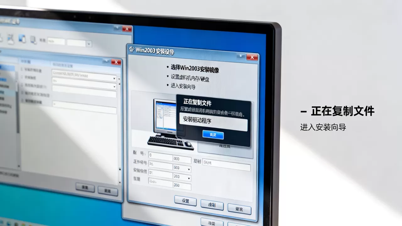 虚拟机中怎么装Win2003,详细安装步骤有哪些? 虚拟机中怎么装Win2003,详细安装步骤有哪些?