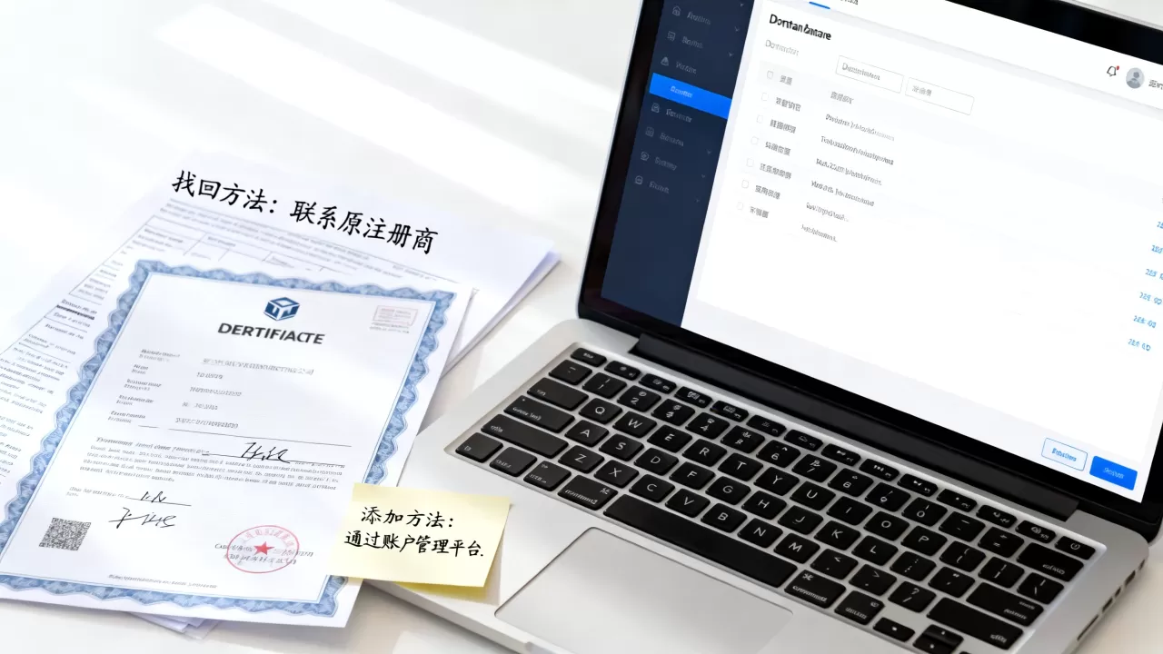 域名不属于本帐户怎么找回,添加域名到帐户有哪些方法? 域名不属于本帐户怎么找回,添加域名到帐户有哪些方法?
