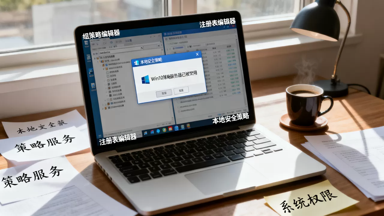 Win10策略服务器已被禁用怎么办,什么原因 Win10策略服务器已被禁用怎么办,什么原因