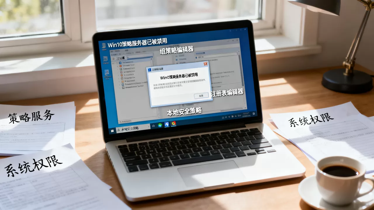 Win10策略服务器已被禁用怎么办,什么原因 Win10策略服务器已被禁用怎么办,什么原因