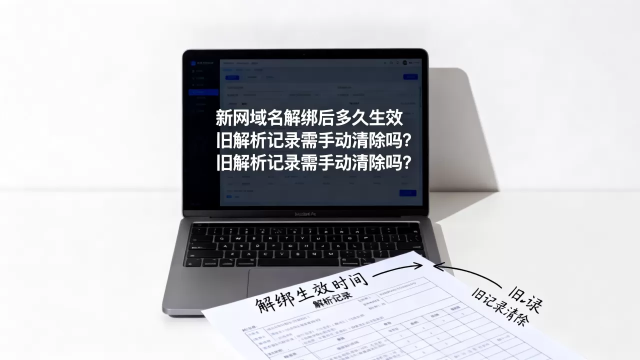 新网域名解绑后多久生效,旧解析记录需手动清除吗? 新网域名解绑后多久生效,旧解析记录需手动清除吗?