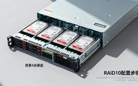 联想服务器rd450如何做raid10，需要几块硬盘？