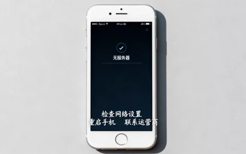 苹果6s一直显示无服务器怎么办，是什么原因